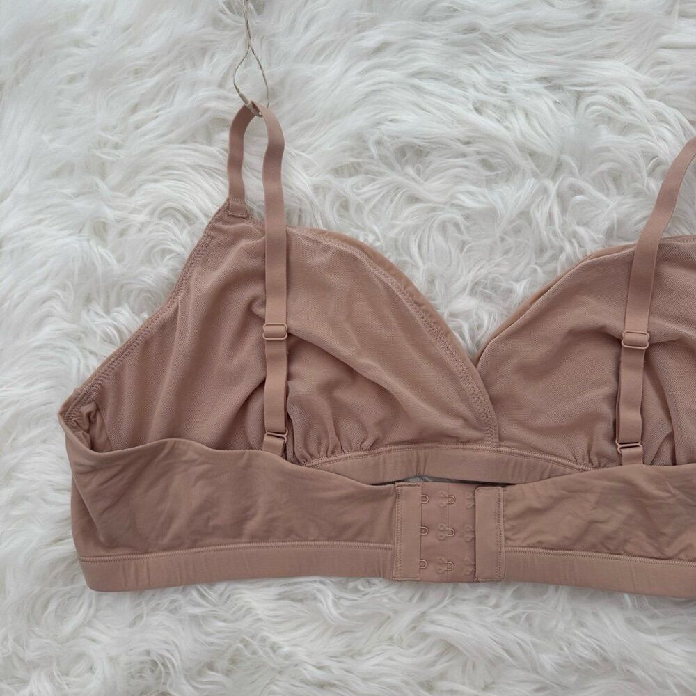 Skims Fits Everybody Crossover Bralette Mica Size 4X - Picture 6 of 9